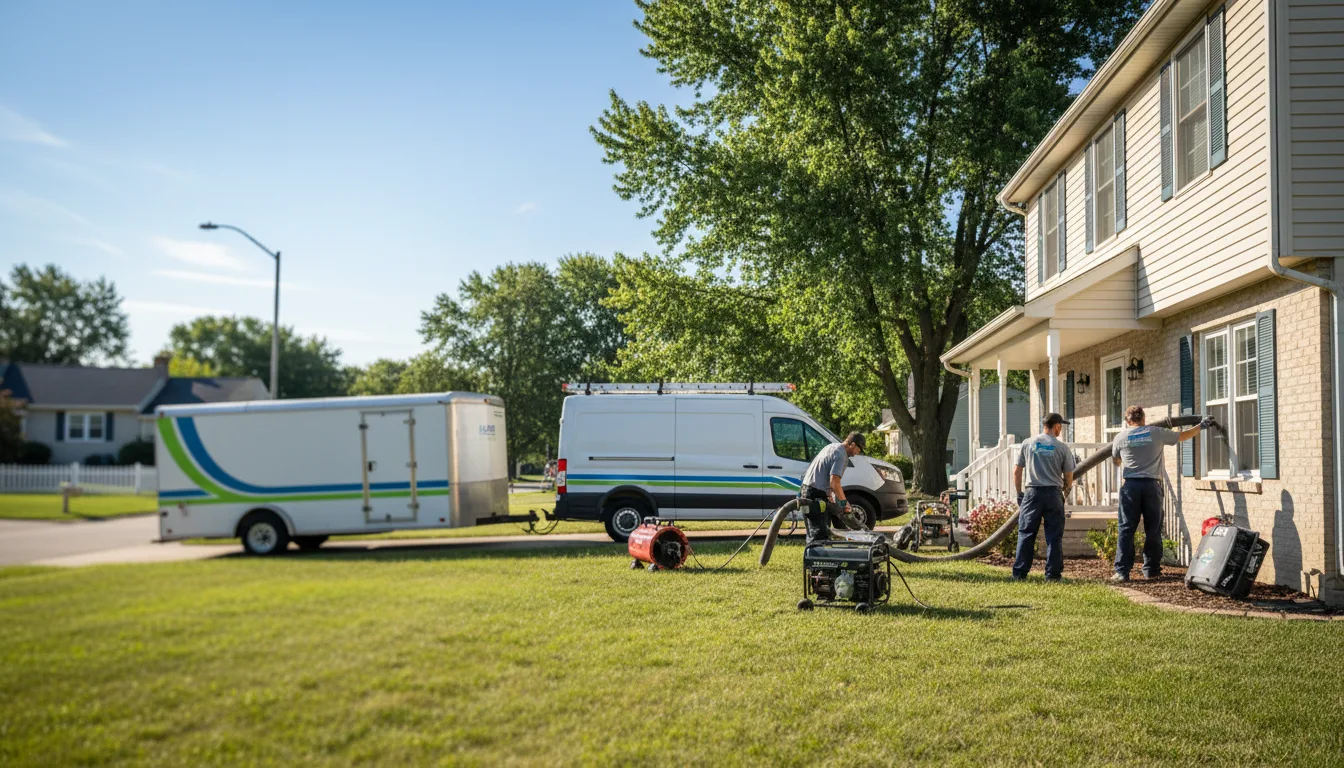 Flooded Basement Restoration And Cleanup With Repair in Shawneetown, IL near me